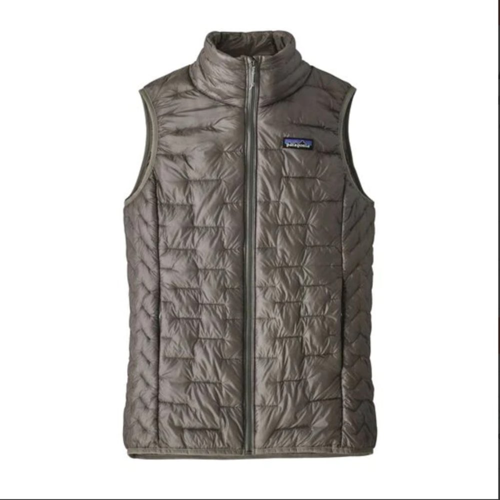 Patagonia Women's Micro Puff Gray Vest Size Medium
